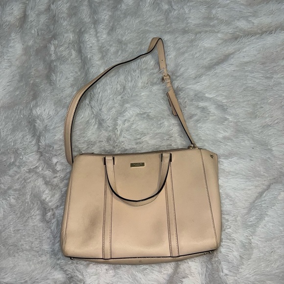 Kate Spade Pale Pink Crossbody / Shoulder / Tote Bag Multi Compartment Bag - Picture 2 of 6